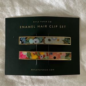Rifle Paper Co Enamel Hair Clip Set